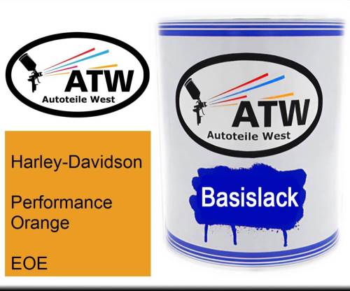 Harley-Davidson, Performance Orange, EOE: 1L Lackdose, von ATW Autoteile West.